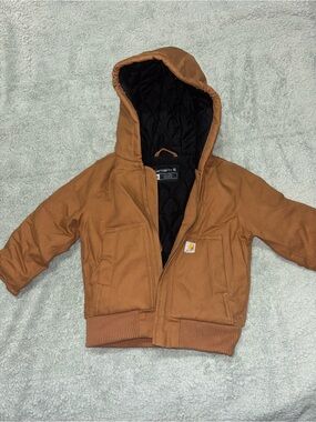 Carhartt Toddler Tan Hooded Jacket